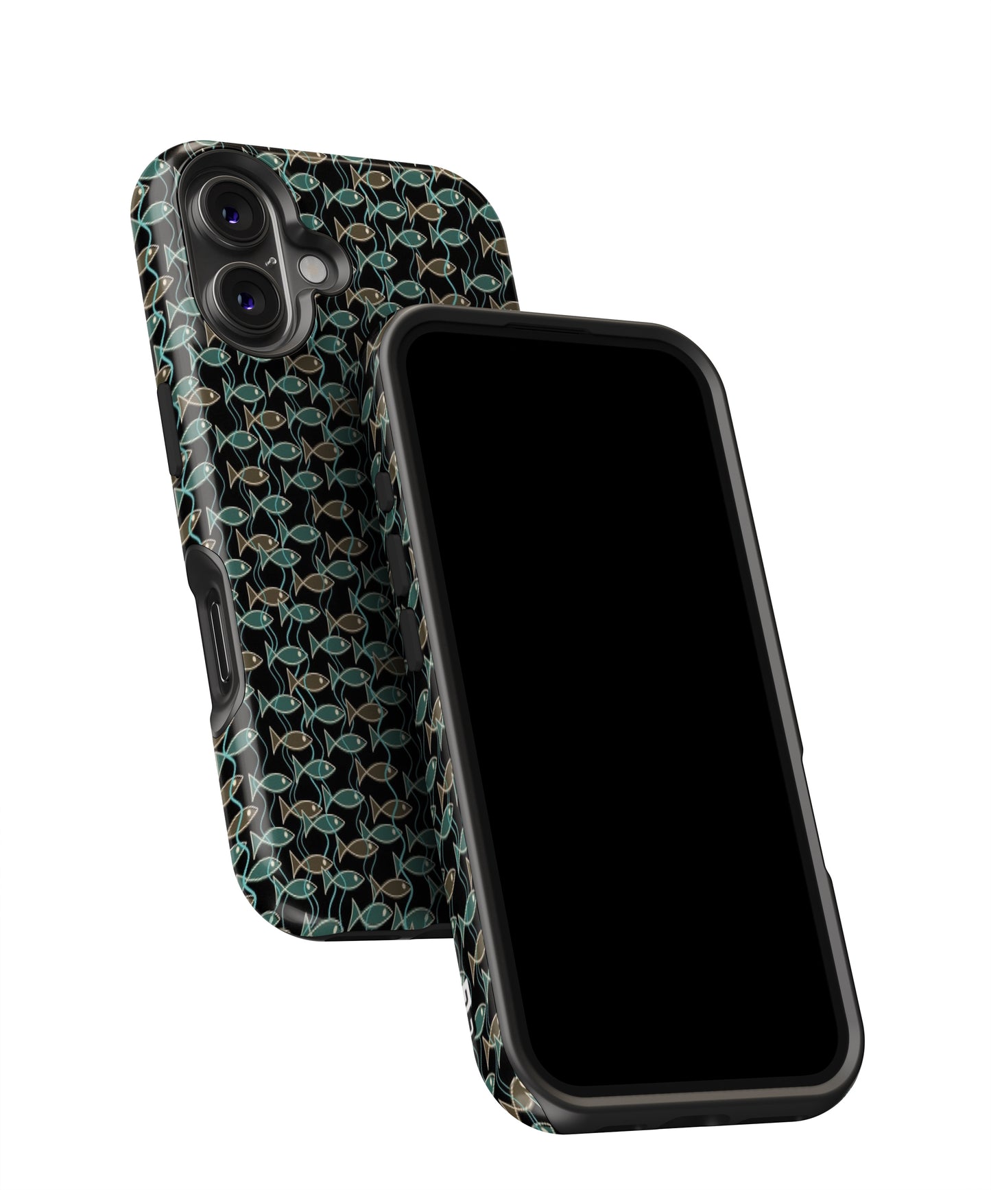 Animated Fishes Art Pattern MagSafe Bumper Case