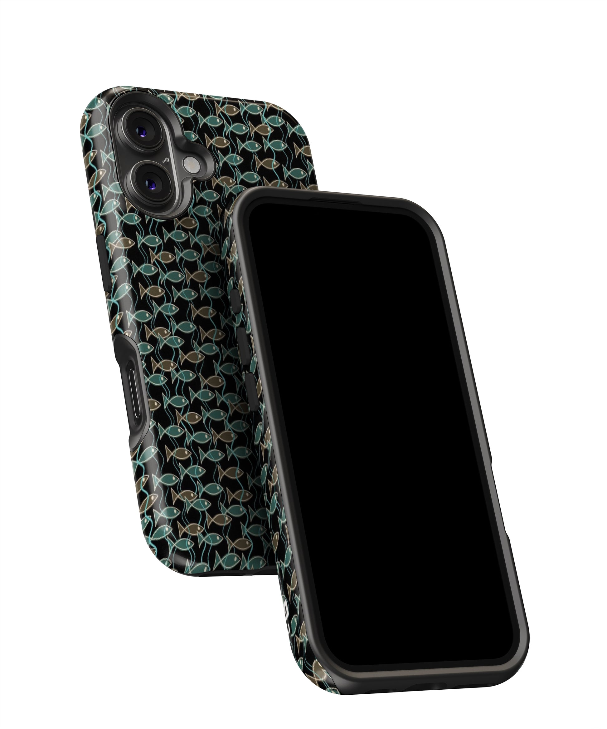 Animated Fishes Art Pattern MagSafe Bumper Case