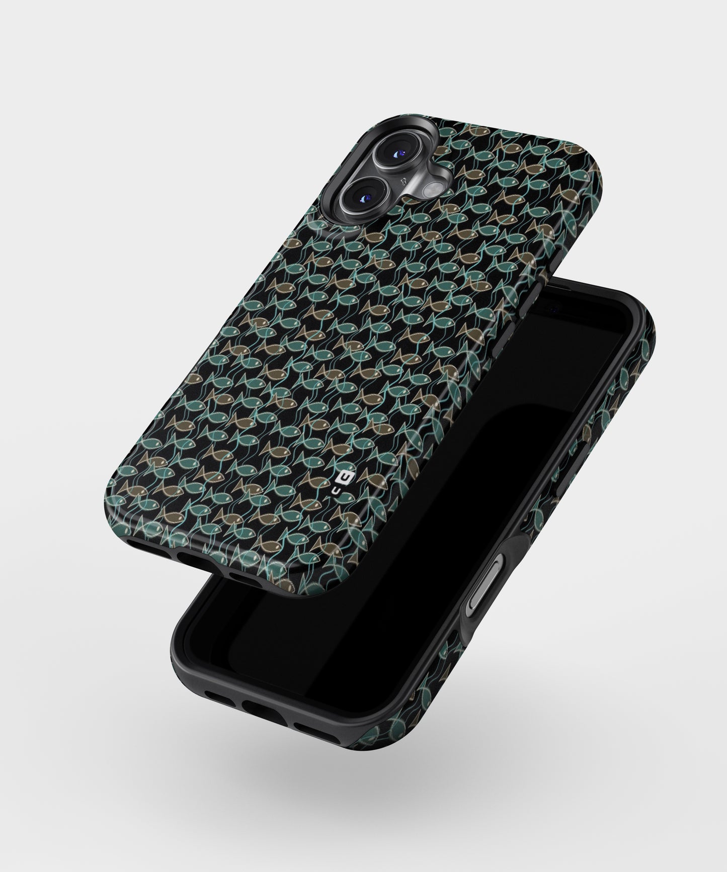 Animated Fishes Art Pattern MagSafe Bumper Case