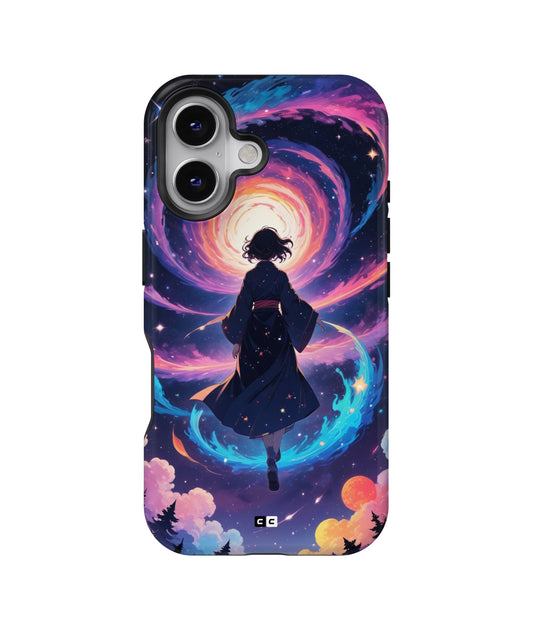 Anime Galaxy Girl MagSafe Bumper Case