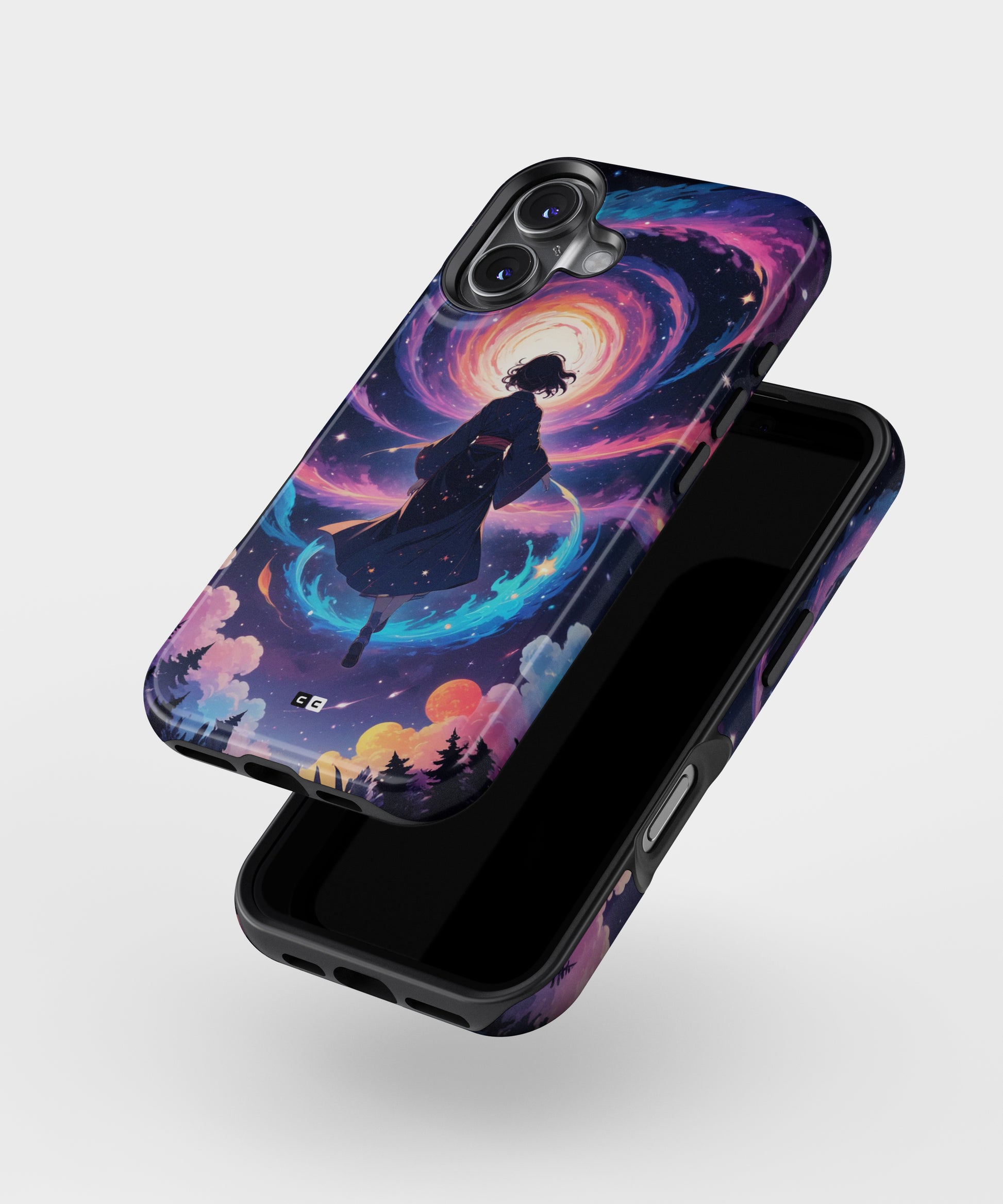 Anime Galaxy Girl MagSafe Bumper Case