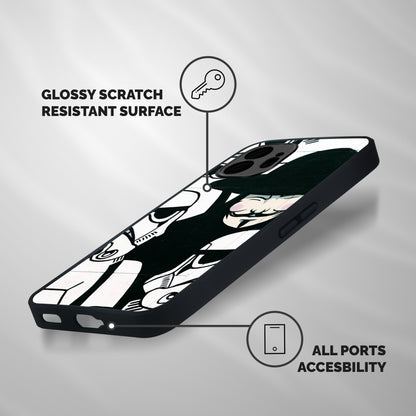 Anonymous Hat Shockproof Hybrid Protection (Metal + TPU) Back Case Cover