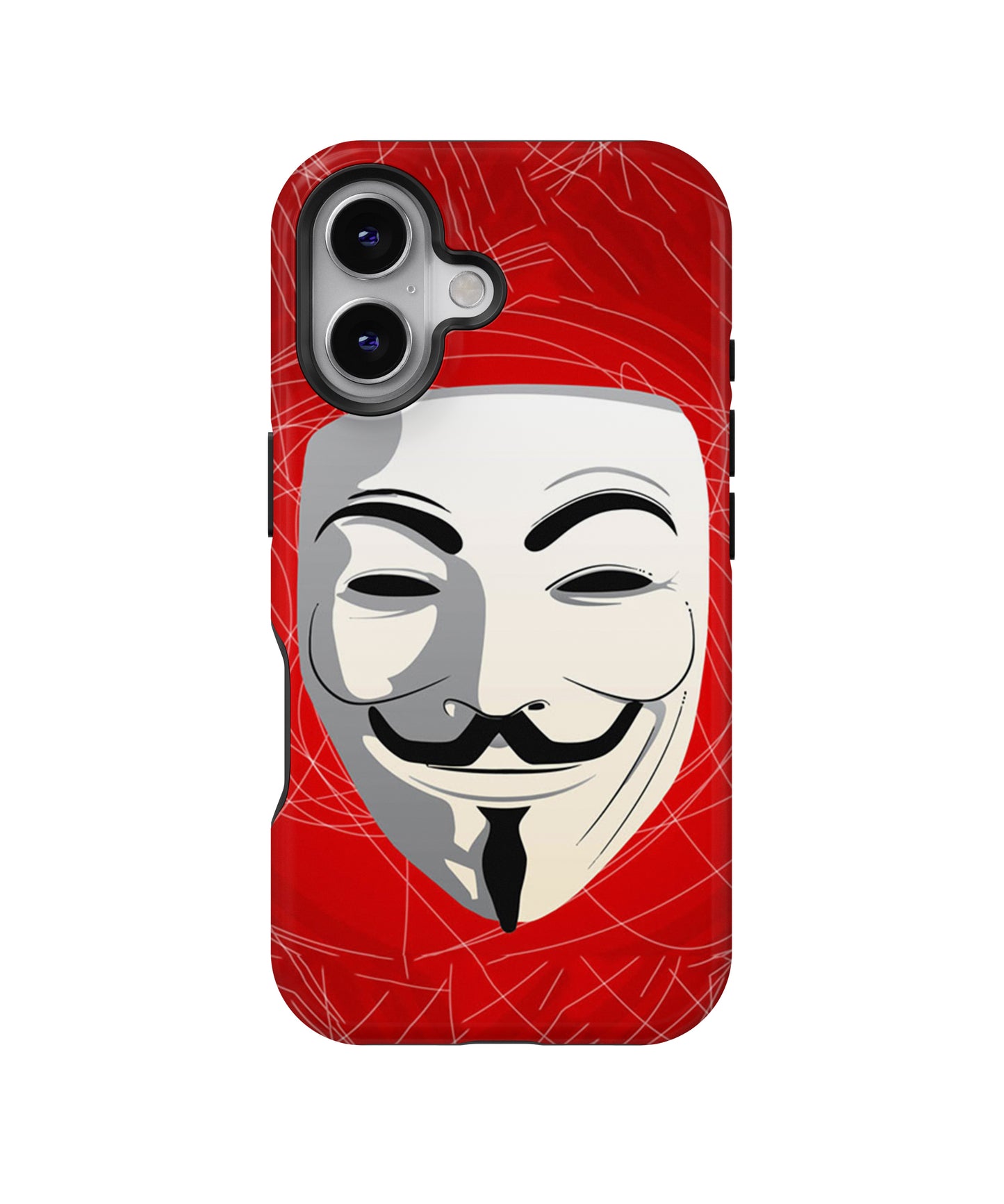Anonymous Mask Abstract MagSafe Bumper Case