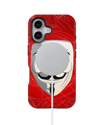 Anonymous Mask Abstract MagSafe Bumper Case