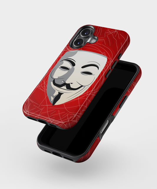 Anonymous Mask Abstract MagSafe Bumper Case