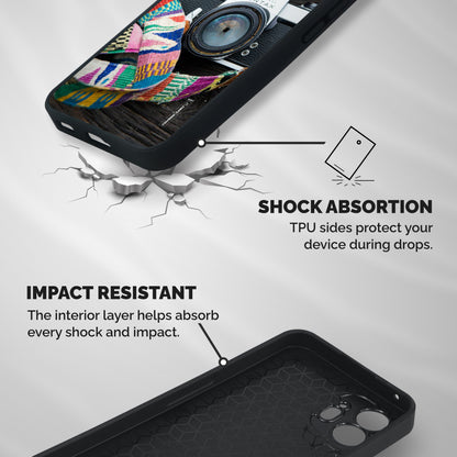 Antique Camera Shockproof Hybrid Protection (Metal + TPU) Back Case Cover