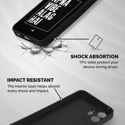 Apna Vibe Shockproof Hybrid Protection (Metal + TPU) Back Case Cover