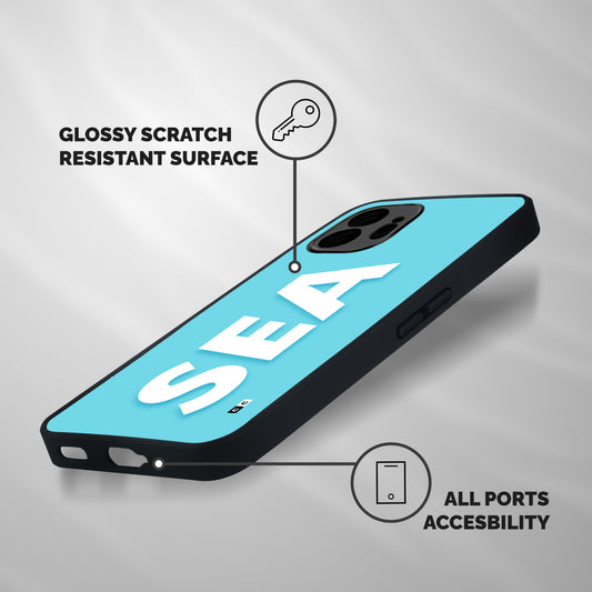 Aqua Sea Shockproof Hybrid Protection (Metal + TPU) Back Case Cover