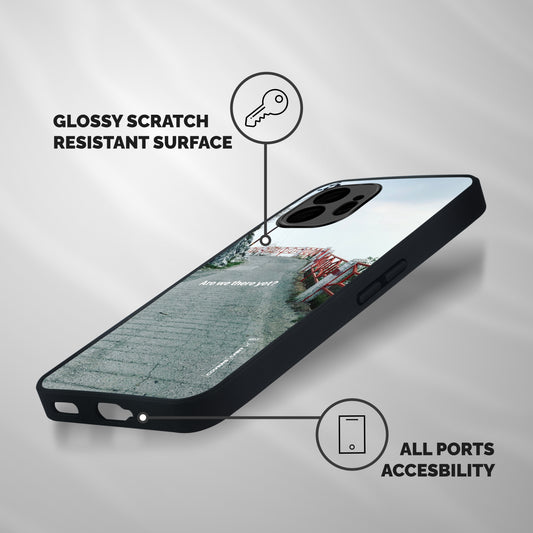 Are We There Yet Shockproof Hybrid Protection (Metal + TPU) Back Case Cover