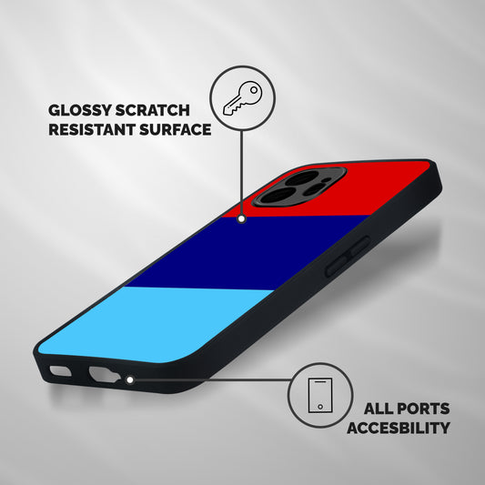 Armed Forces Stripes Shockproof Hybrid Protection (Metal + TPU) Back Case Cover