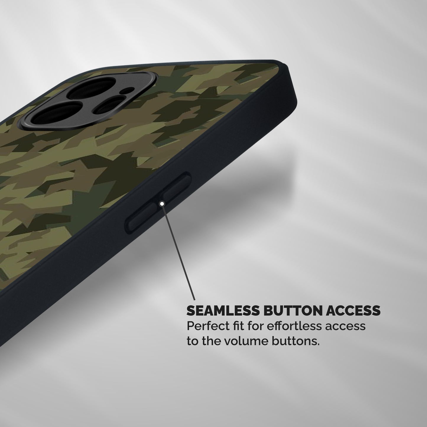 Army Abstract Shockproof Hybrid Protection (Metal + TPU) Back Case Cover