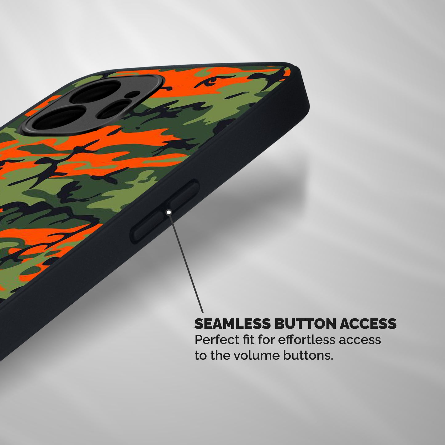 Army Pattern Shockproof Hybrid Protection (Metal + TPU) Back Case Cover