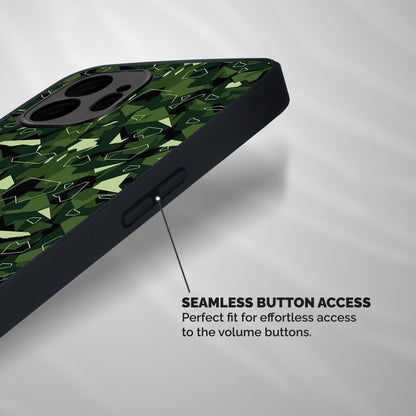 Army Shape Design Shockproof Hybrid Protection (Metal + TPU) Back Case Cover
