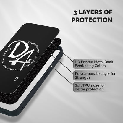 Army Strong Shockproof Hybrid Protection (Metal + TPU) Back Case Cover