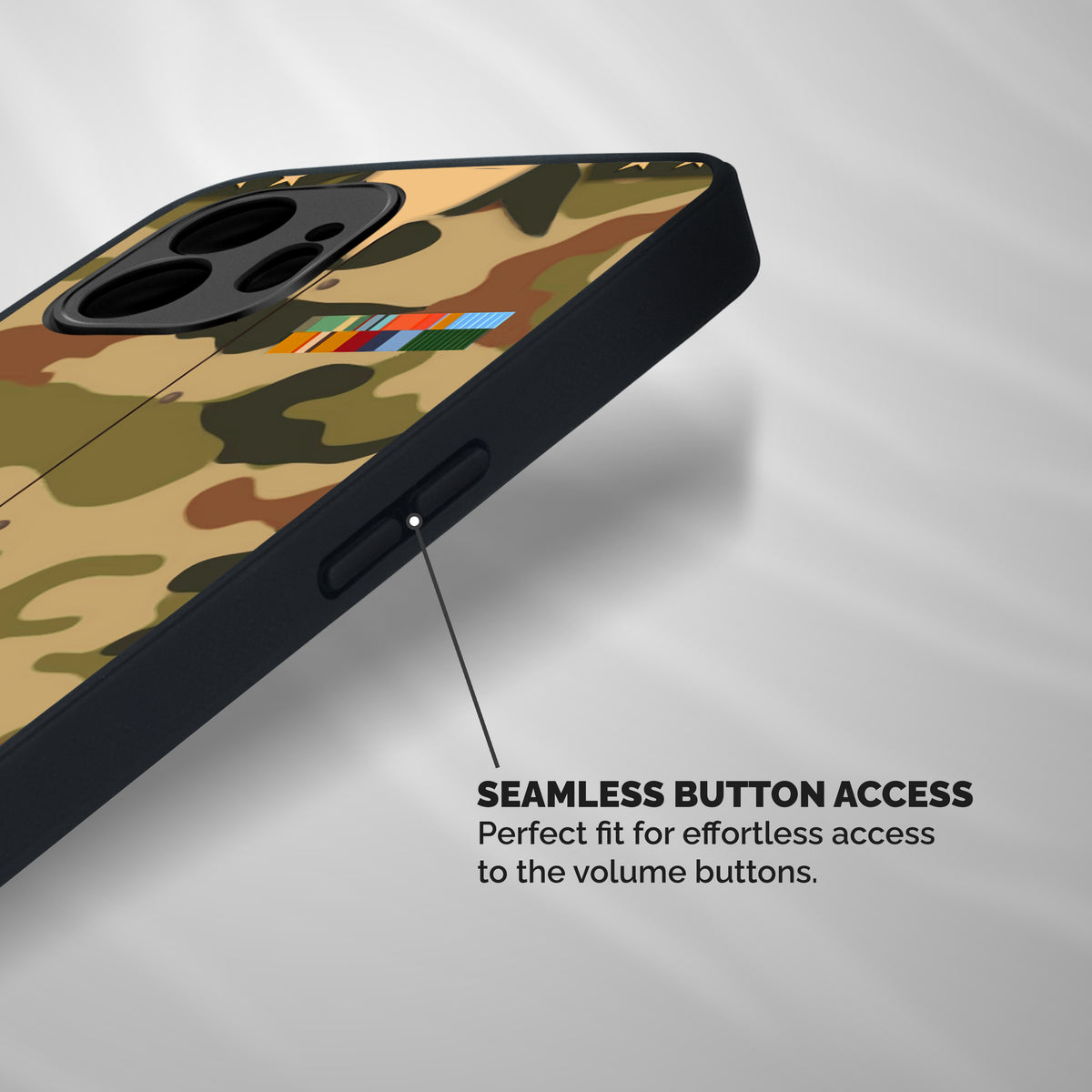 Army Uniform Shockproof Hybrid Protection (Metal + TPU) Back Case Cover