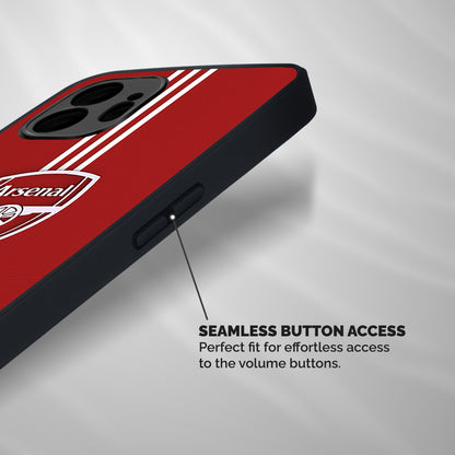 Arsenal Club Shockproof Hybrid Protection (Metal + TPU) Back Case Cover