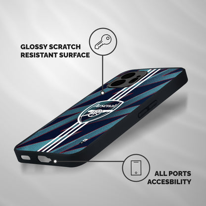 Arsenal Football Club Shockproof Hybrid Protection (Metal + TPU) Back Case Cover