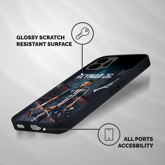 Artistic Striker Shockproof Hybrid Protection (Metal + TPU) Back Case Cover