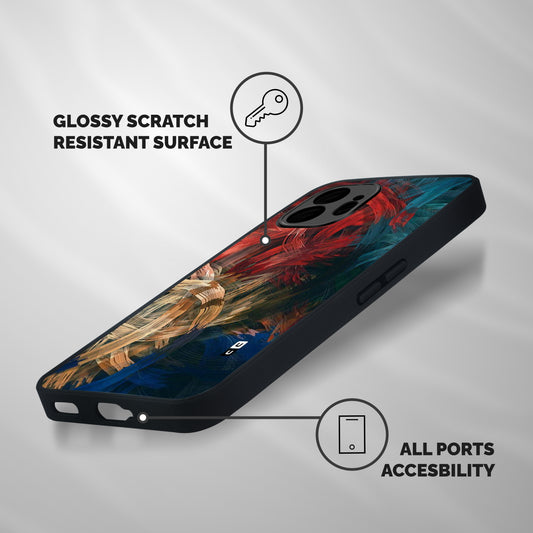 Artsy Colors Shockproof Hybrid Protection (Metal + TPU) Back Case Cover