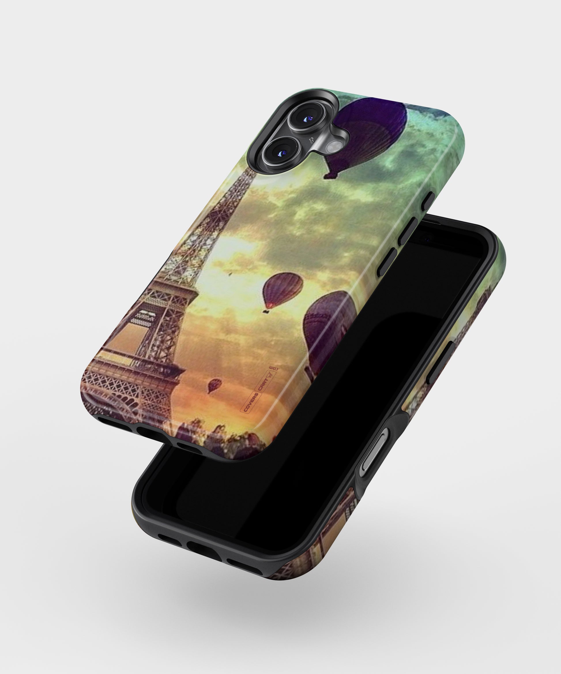 Artsy Hot Balloon and Tower MagSafe Bumper Case