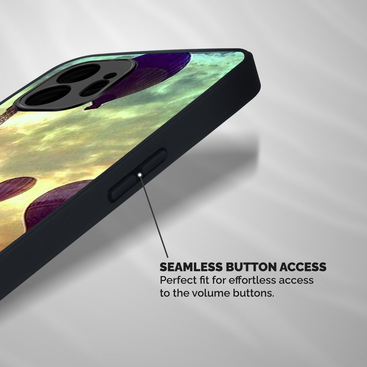 Artsy Hot Balloon And Tower Shockproof Hybrid Protection (Metal + TPU) Back Case Cover