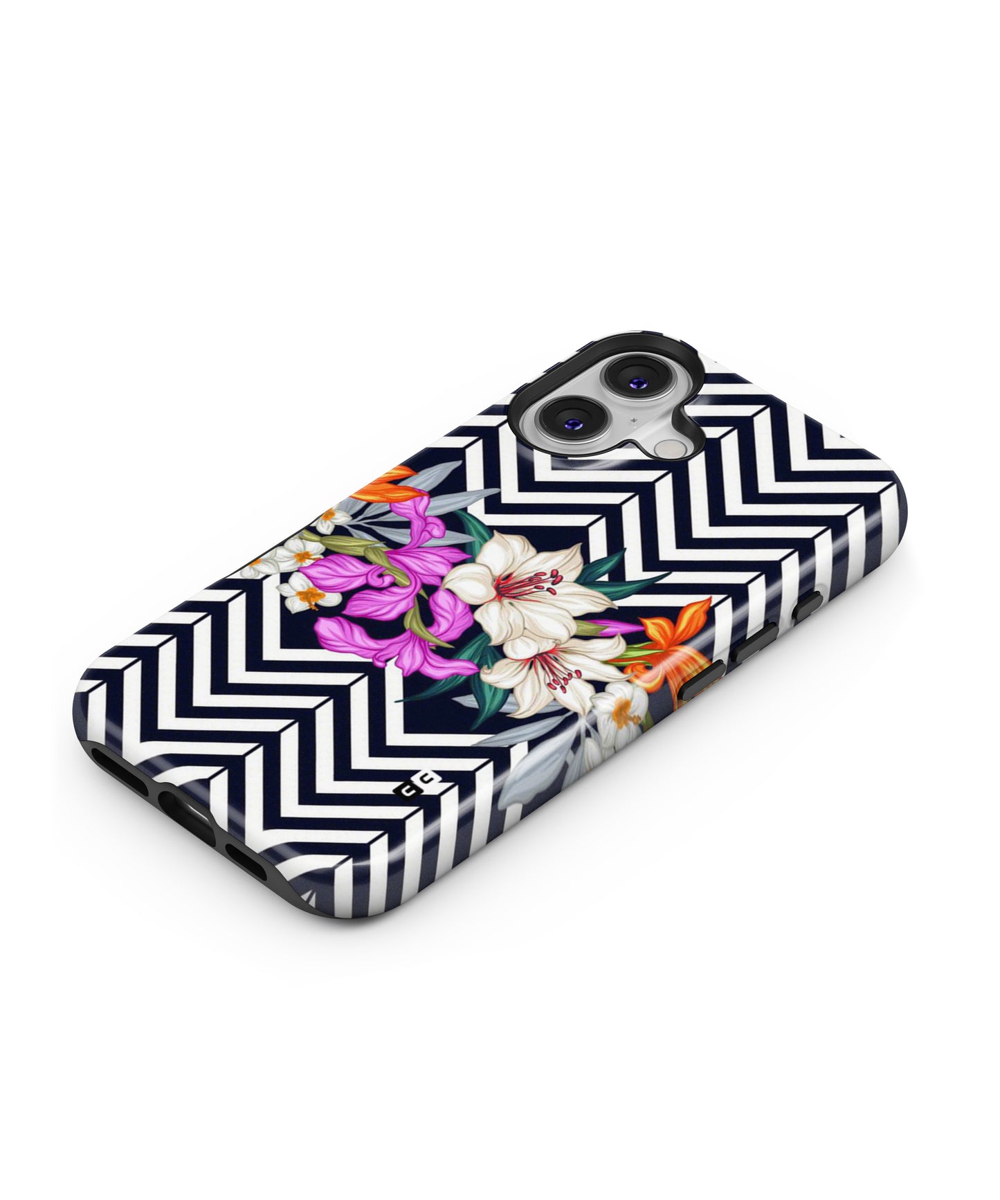 Artsy Zigzag Floral MagSafe Bumper Case