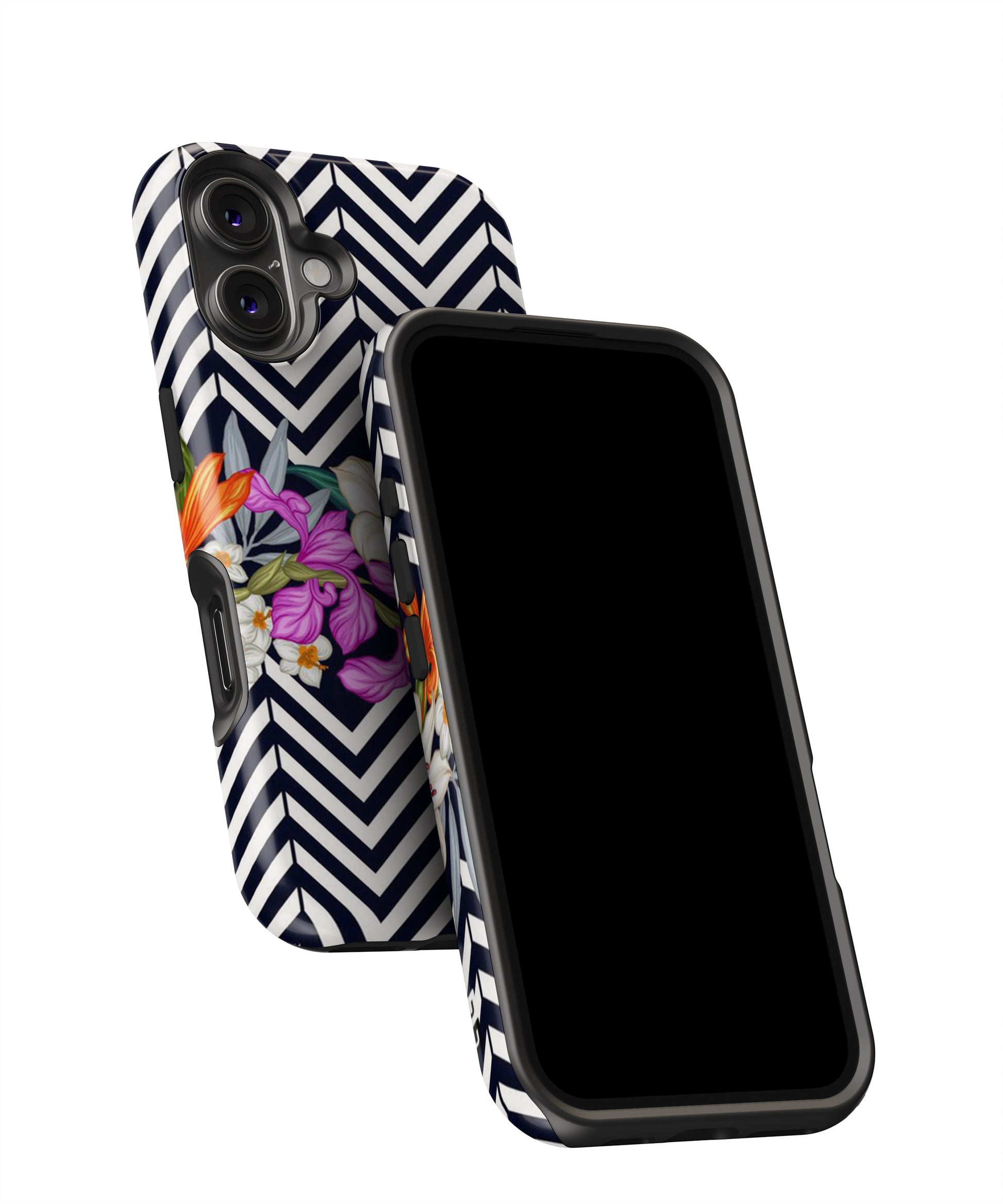 Artsy Zigzag Floral MagSafe Bumper Case