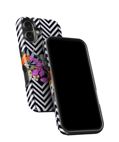 Artsy Zigzag Floral MagSafe Bumper Case