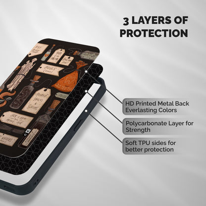 Asorted Shreks Shockproof Hybrid Protection (Metal + TPU) Back Case Cover