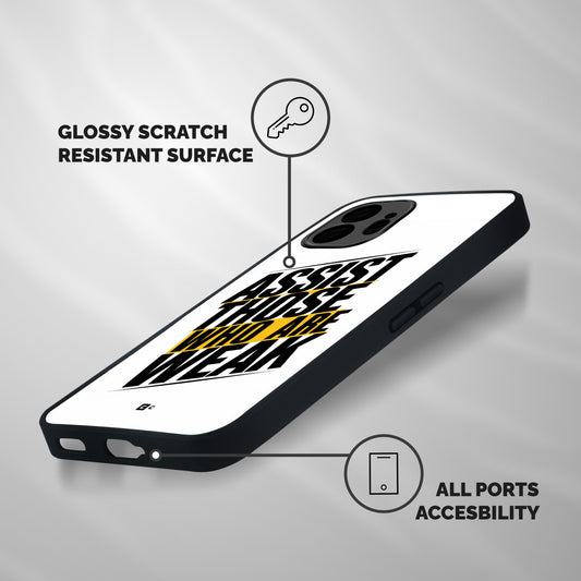 Assist Weak Shockproof Hybrid Protection (Metal + TPU) Back Case Cover