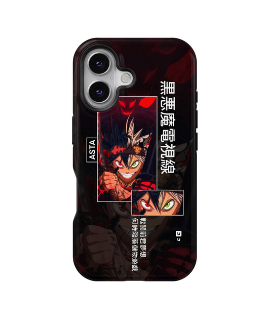 Asta Black Clover MagSafe Bumper Case