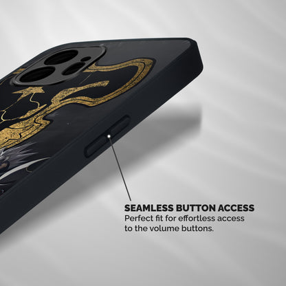 Asta With Black Bulls Shockproof Hybrid Protection (Metal + TPU) Back Case Cover