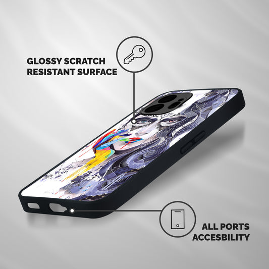Astonishing Artwork Shockproof Hybrid Protection (Metal + TPU) Back Case Cover