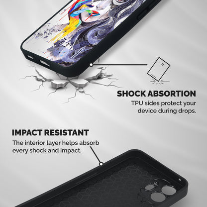 Astonishing Artwork Shockproof Hybrid Protection (Metal + TPU) Back Case Cover