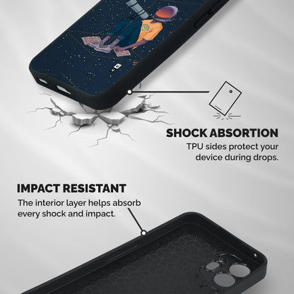 AstroNOT Shockproof Hybrid Protection (Metal + TPU) Back Case Cover