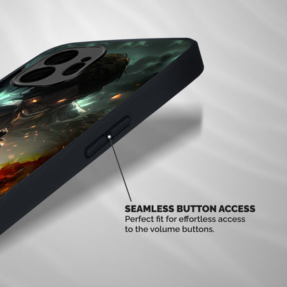 Atack On Titan Shockproof Hybrid Protection (Metal + TPU) Back Case Cover