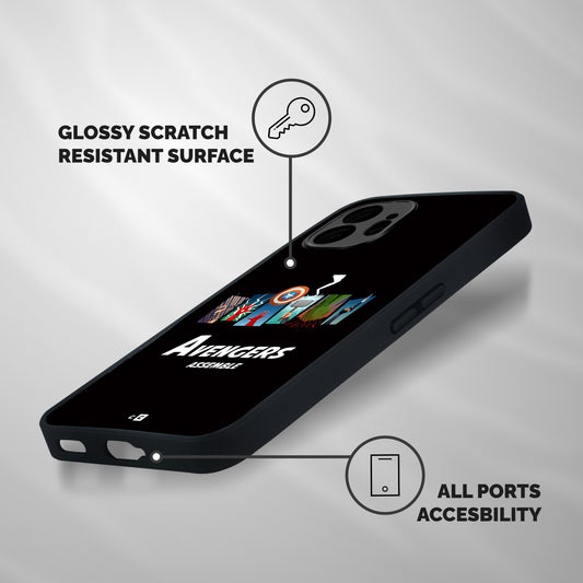 Avengers Assemble Shockproof Hybrid Protection (Metal + TPU) Back Case Cover