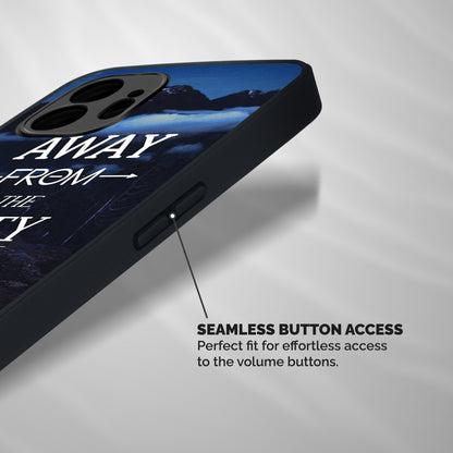 Away From City Shockproof Hybrid Protection (Metal + TPU) Back Case Cover