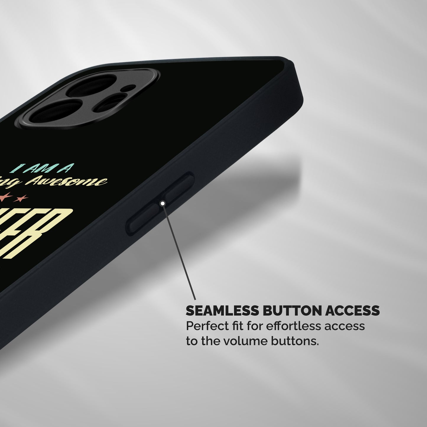 Awesome Engineer Shockproof Hybrid Protection (Metal + TPU) Back Case Cover