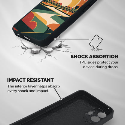 Awesome Geomatric Art Shockproof Hybrid Protection (Metal + TPU) Back Case Cover