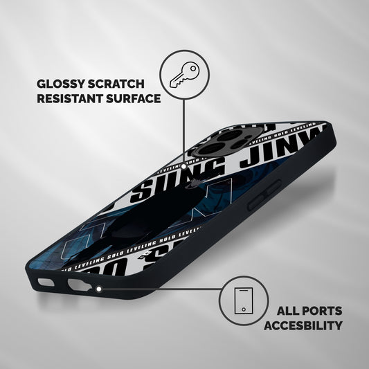 Awesome Jinwoo Rage Shockproof Hybrid Protection (Metal + TPU) Back Case Cover