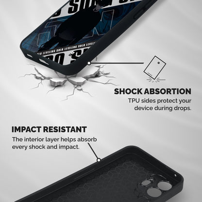 Awesome Jinwoo Rage Shockproof Hybrid Protection (Metal + TPU) Back Case Cover