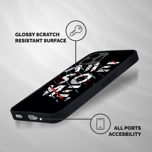 Awesome Me Shockproof Hybrid Protection (Metal + TPU) Back Case Cover