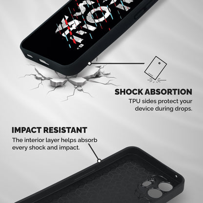 Awesome Me Shockproof Hybrid Protection (Metal + TPU) Back Case Cover