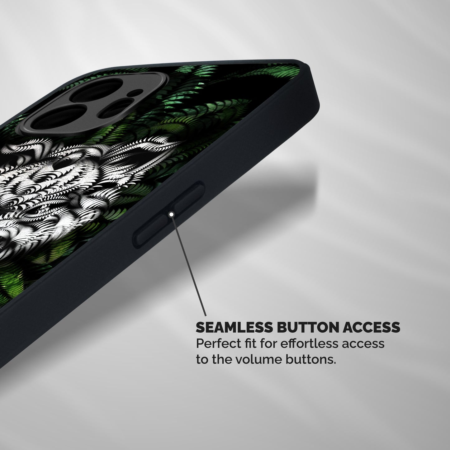 Aztec Art Tiger Shockproof Hybrid Protection (Metal + TPU) Back Case Cover