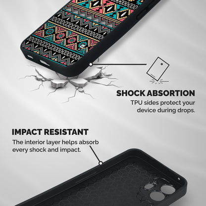 Aztec Beautiful Creativity Shockproof Hybrid Protection (Metal + TPU) Back Case Cover