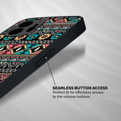 Aztec Beautiful Creativity Shockproof Hybrid Protection (Metal + TPU) Back Case Cover
