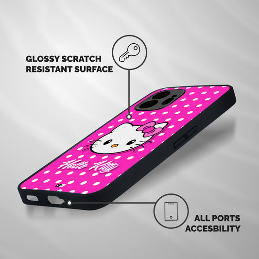 Baby Kitty Shockproof Hybrid Protection (Metal + TPU) Back Case Cover