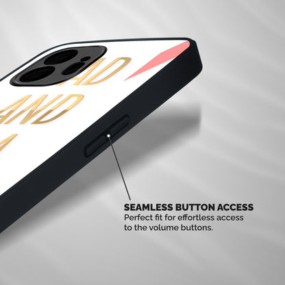 Bad And Classy Shockproof Hybrid Protection (Metal + TPU) Back Case Cover