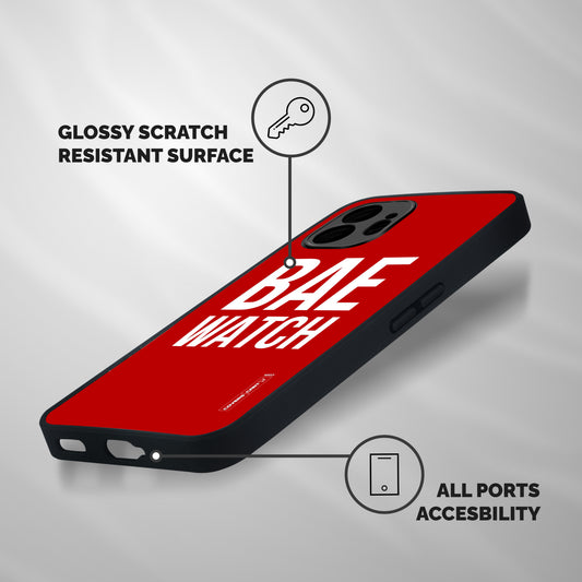 Bae Watch Shockproof Hybrid Protection (Metal + TPU) Back Case Cover